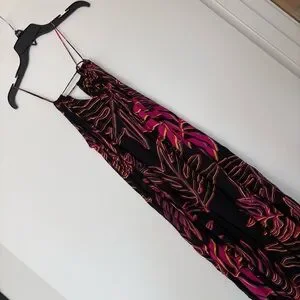 Ava Sky Dresses | Ava Sky Maxi Dress with Thin Straps & Pockets | Color: Pink/Yellow | Size: XXS | Dveecat's Closet